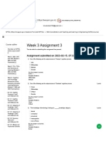 Week 3 Assignment 3: Assignment Submitted On 2023-02-15, 07:33 IST