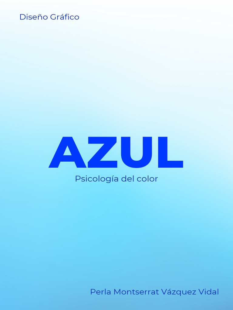 Ensayo de La Psicologia Del Color Azul | PDF | Color | Pantalones