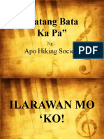 "Batang Bata Ka Pa":: Apo Hiking Society