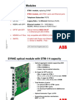 FOX515: NEW Modules: V SYNUF With SFP: STM-1 Module, Replacing SYNIF