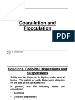 Coagulation and Flocculation in Wastewater Treatment