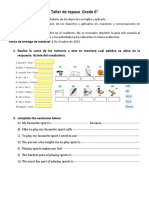 Talleres para Semana de Receso 6°