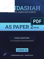 Guess Questions Paper 2 AS CS 9618 by Bandashah