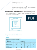 RATIONAL NUMBERS (Introduction)