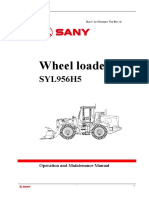 SYL956H5 Wheel Loader Operation and Maintenance Manual - en