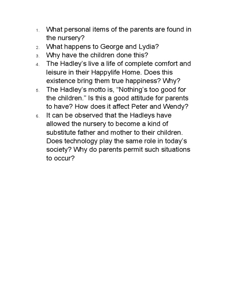 Hadley Family Dynamics and Technology | PDF