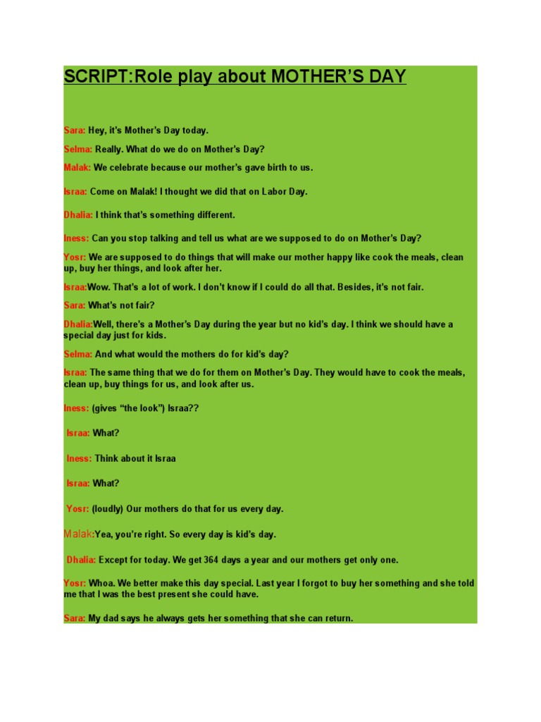 Mothers day pdf