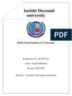 MDUID GT Delhi Lab Manual Computer Networking