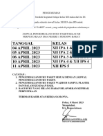 PENGUMUMAN Perpustkaan