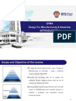 Dfma Design For Manufacturing & Assembly: Prof. B K Mishra