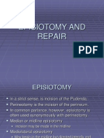 Episiotomy and Repair