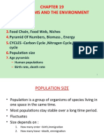 Organisms and The Environment