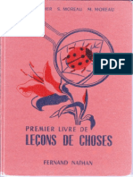 CE1 Premier Livre de Lecons de Choses - A. Godier
