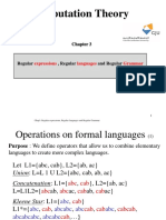 Computation Theory: Expressions Languages Grammar