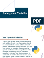 Data types & variables explained in 40 chars or less