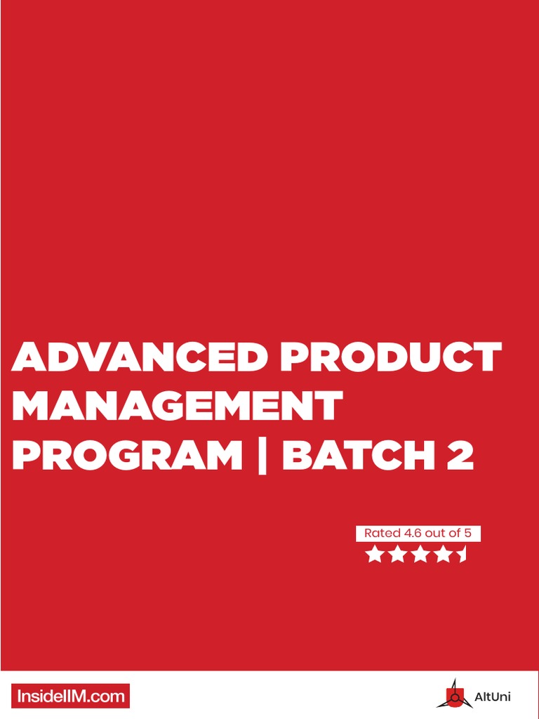 Advanced Product Management Program | PDF | Microsoft | Business