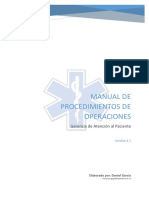 Manual de Procedimientos de Operaciones: Gerencia de Atención Al Paciente