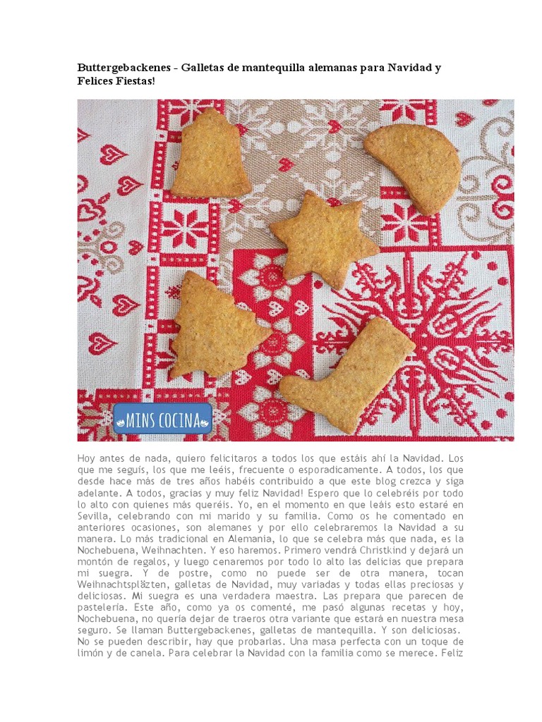 Buttergebackenes PDF Galleta Alimentos