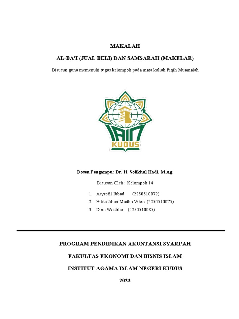 makalah jual beli online dan ofline