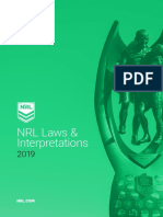 NRL Laws and Interpretations 2019 Final