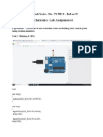 Arduino Lab Experiments on Blinking LEDs, Temperature Sensing, and More