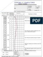 Perfil estratigráfico de sondagem SP-05