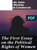 Marquis de Jean Antoine Nicolas de Caritat Condorcet The First Essay On The Political Rights of Wome