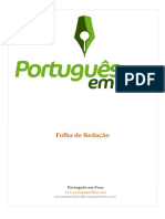 Folha de Redação: Português em Foco