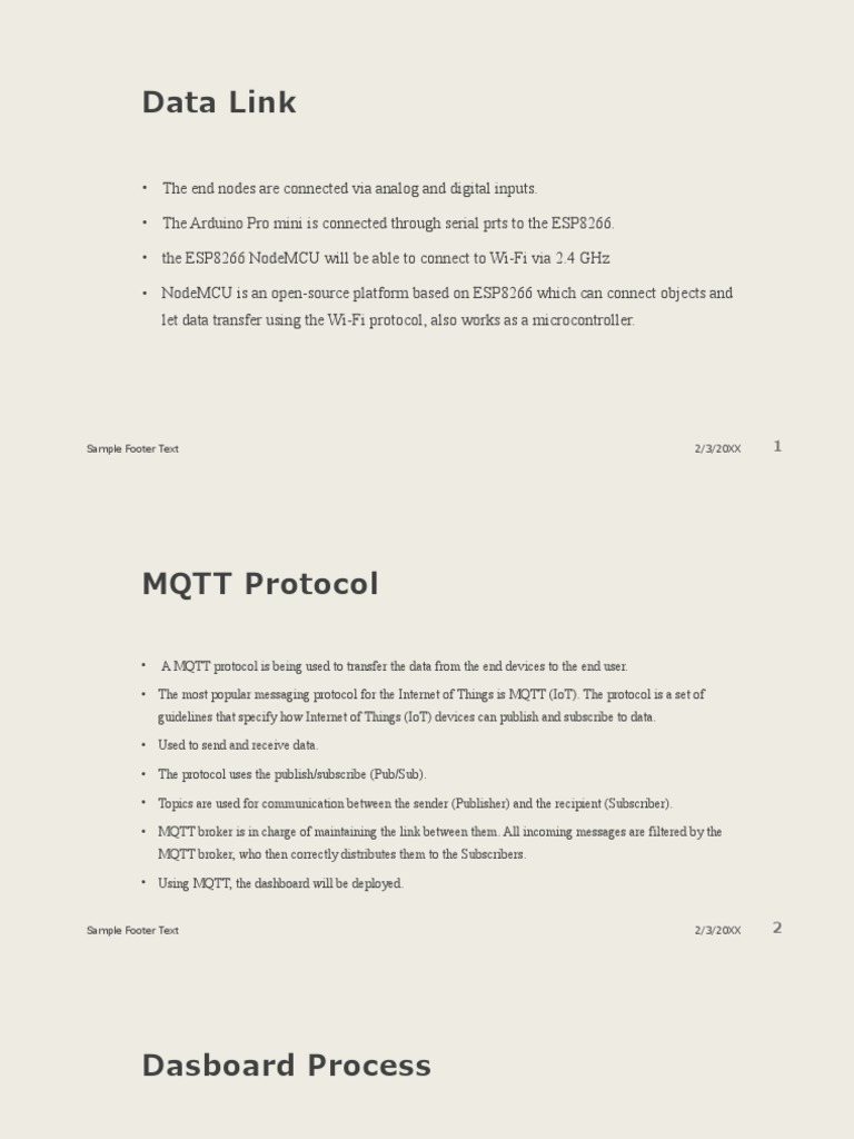 IoT Data Transfer with MQTT and NodeMCU | PDF