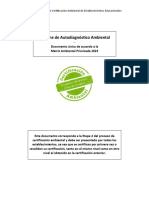 Informe de Autodiagnóstico Ambiental: Sistema Nacional de Certificación Ambiental de Establecimientos Educacionales