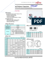 Functional Polymer Capacitor Specs