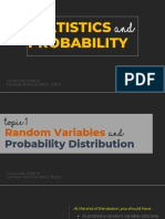 U1.T1 Session 1 - Random Variables & Probability Distribution