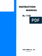 Instruction Manual FL-110: Yaesu Musen Co., LTD