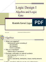 Digital Logic Design I: Boolean Algebra and Logic Gate