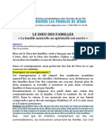 LE DIEU DES FAMILLES - Les Lois de Dieu Pour Les Familles-Enseignement Serviteur Xavier