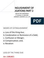 Extinguishment of Obligations Part 2