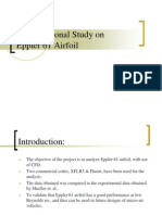 Computational Study On Eppler61Airfoil