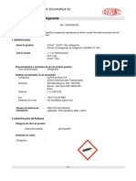 Dupont Suva 134A Refrigerante: Ficha de Informação de Segurança de Produtos Químicos