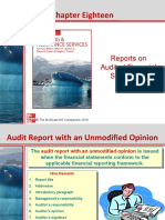 Chapter Eighteen: Reports On Audited Financial Statements