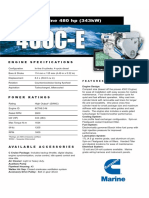 C Series Marine 480 HP (343kW) : Engine Specifications