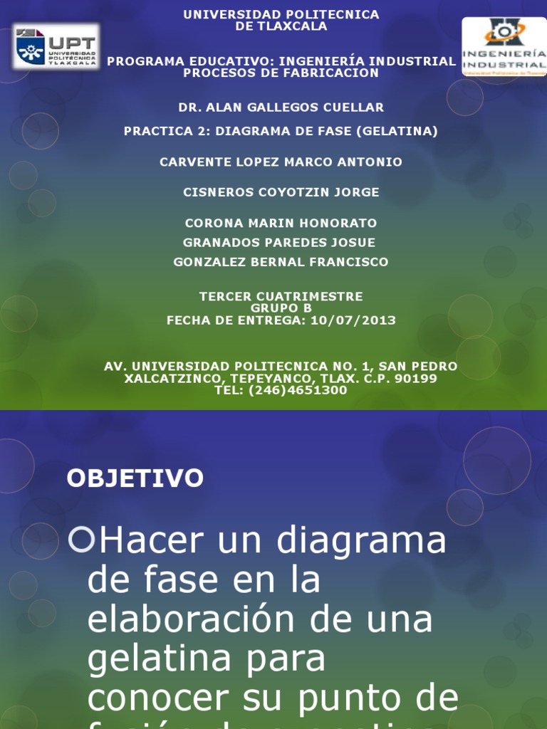 Diagramadefasegelatina 130804115837 Phpapp02 PDF Gelatina Química