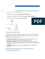 Conjunciones coordinantes y subordinantes