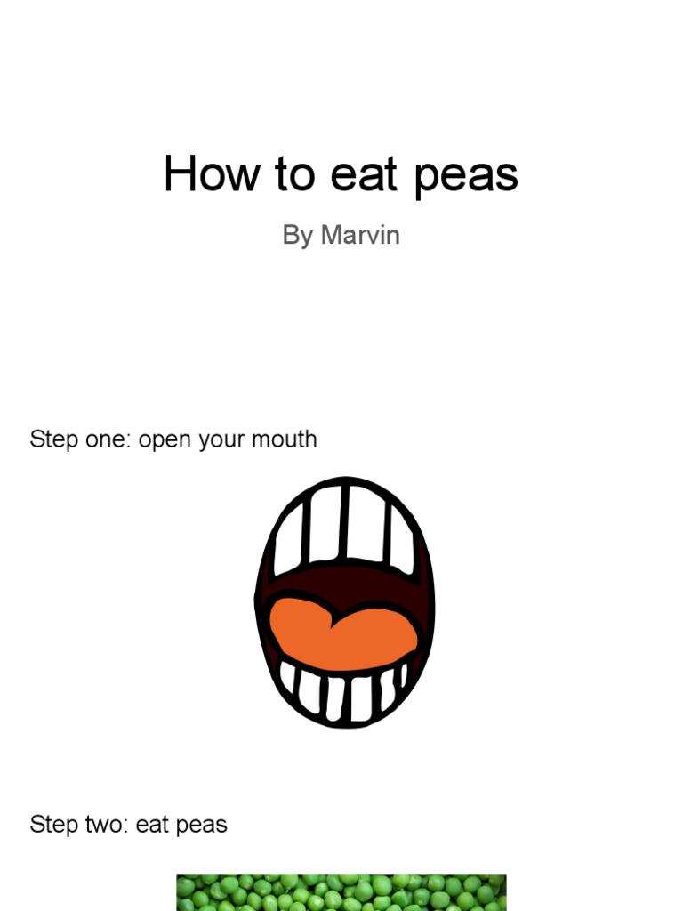 How To Eat Peas PDF