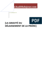 La Gravité Du Délaissement de La Prière