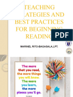 Teaching Strategies and Best Practices For Beginning Reading