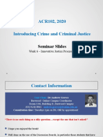 ACR102, 2020 Introducing Crime and Criminal Justice: Seminar Slides