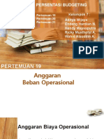 Persentasi Budgeting: Kelompok 7: Aditya Wijaya Endeng Hardian N. Hendy Maysaputra Ricky Musthofal A. Wahid Alauddin A