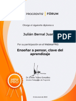 Julián Bernal Juarez: 31 de Enero de 2023