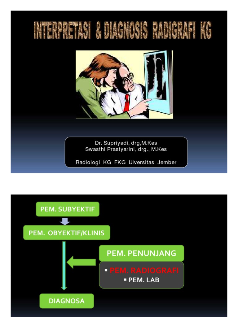 Diagnosa Radiografi Gigi Terstruktur | PDF | Sains & Matematika
