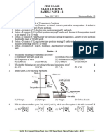 CBSE - Mock Test Paper - 2 - Science - Print